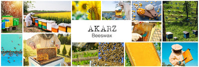 AKARZ 100% Organic Natural Pure Yellow Beeswax Pellet Honey Cosmetic Grade Lipstick Soap Skin Care DIY Raw Material
