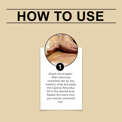 Pure Cyperus Rotundus Oil for Hair Removal Reducing Redness Armpit Legs Arms Body Hair Growth Inhibitor Repair Beauty Skin Care