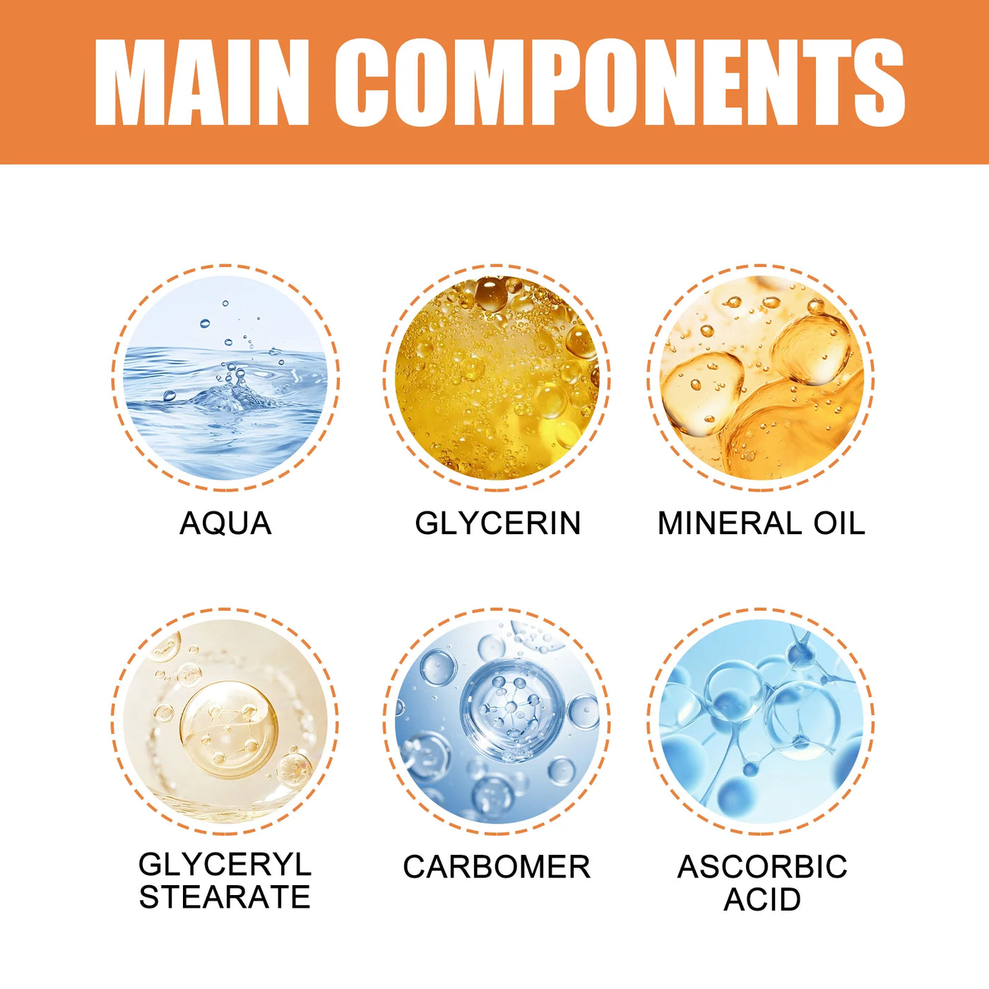 Vitamin C Eye Balm Anti Wrinkle Moisturizing Eye Bag Removal Dark Circles Reduce Fine Lines Anti Puffiness Brightening Eye Care