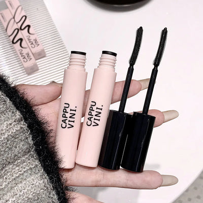 Waterproof Thick Lengthening Mascara 3D Fiber Lashes Black Brown Eyelash Extension Big Brush No Smudging Lasting Eye Cosmetics