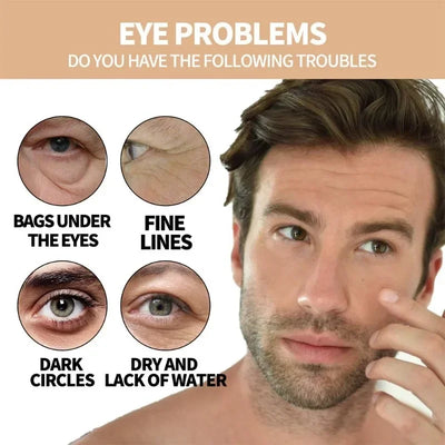 Men's Retinol Eye Cream Eye Bag Firming Lifting Cream Lightening Dark Circles Eye Skin Instant Repair Serum Stick Skincare