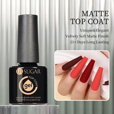 UR SUGAR 7ml Nude Pink Color Nail Gel Polish Semi Permanent Soak Off UV DIY Nail Art Gel Long Lasting Design Manicure Supplies