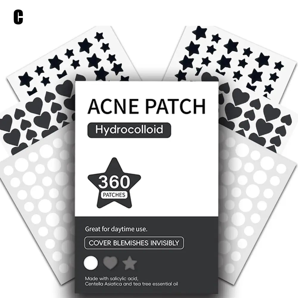 Color Acne Patch Set Mild Non-irritants Fade Acne Pimples Closed Mouth Improve Acne Muscle Acne Patch Skin Care