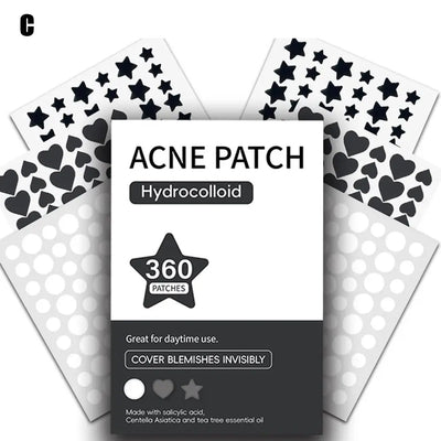Color Acne Patch Set Mild Non-irritants Fade Acne Pimples Closed Mouth Improve Acne Muscle Acne Patch Skin Care