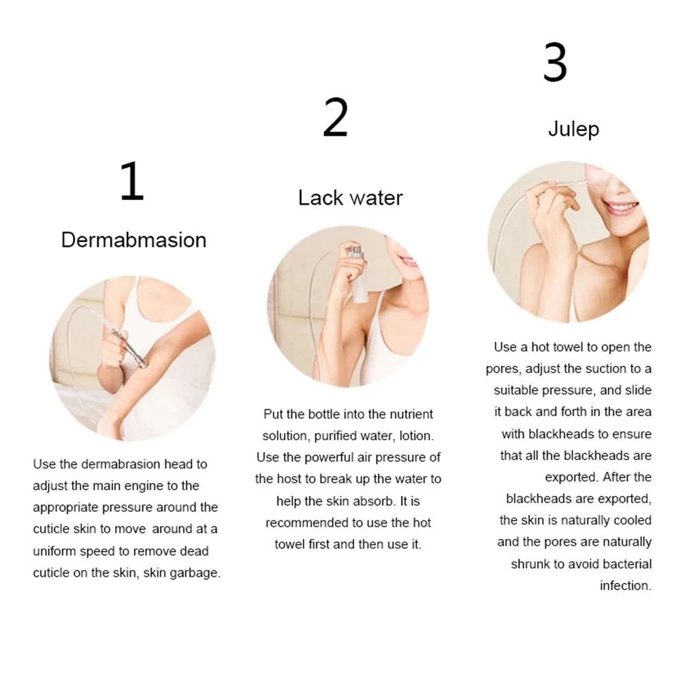 New Style Diamond Microdermabrasion Dermabrasion Machine Water Spray Exfoliation Beauty Machine Wrinkle Face Peeling Machine