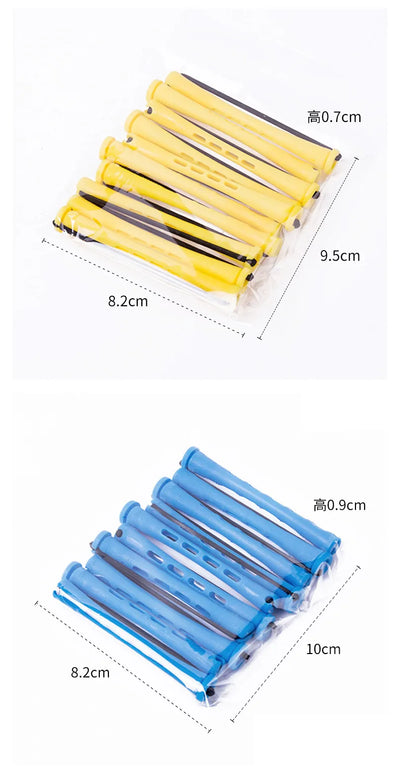 10pcs Heatless Hair Curler No Heat Hair Rollers Soft Curling Rod Pull Core Lazy Curls Flexi Rods Wave Formers Hair Styling Tools
