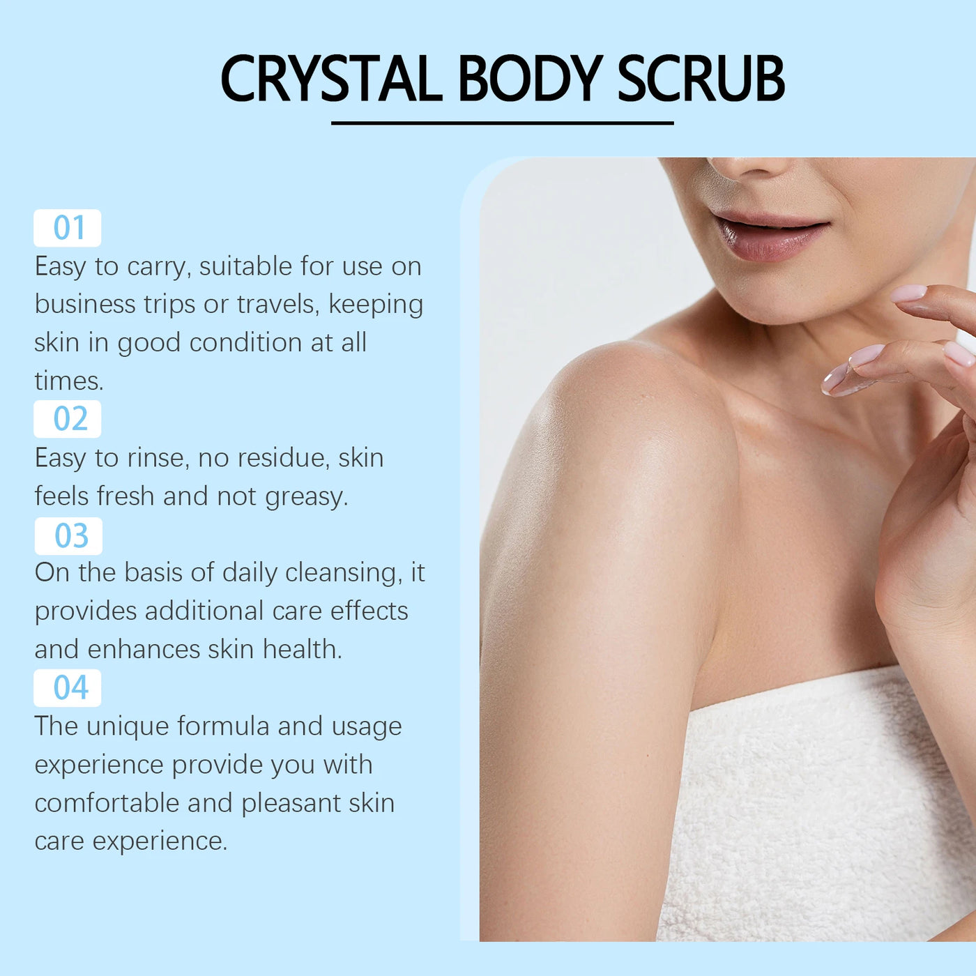 Coconut Body Scrub Exfoliating Remove Dead Skin Fading Dark Spots Softening Brightening Smoothing Cleansing Sea Salt Body Scrub