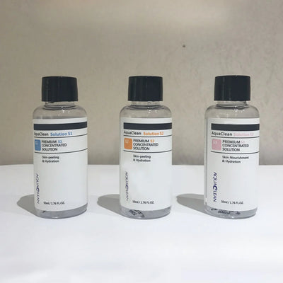 Concentrate Solution 3 Bottles S1 S2 S3 for SPA Aqua Peeling Facial Care Skin Moisturizing Deep Clean Face Peeling Solution