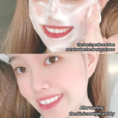 120ml Amino Acid Facial Cleanser, Deep Gentle Cleansing, Oil Control, Purifying Cleansing Honey Face Exfoliator