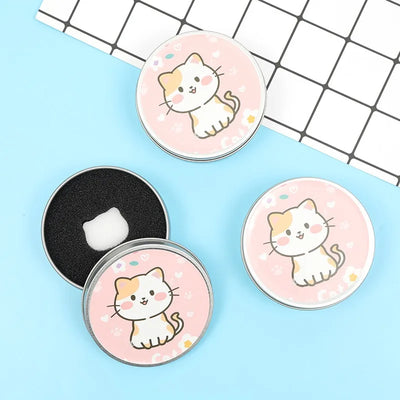 1 Piece Makeup Brush Cleaner Sponges Cosmetic Brush Drying Wash Eyeshadow Color Removal Portable Cleaning Case