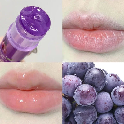 Jelly Fruit Lip Balm Plant Extract Moisturizing & Nourishing Lip Pomade Lasting Hydrating Lip Gloss Care Juicy Peach Lipsticks