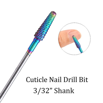 1pc Tungsten Carbide Nail Drill Bit Cutter For Manicure Machine Carbide Electric Nail Drill Milling Cutter For Nail Accessories