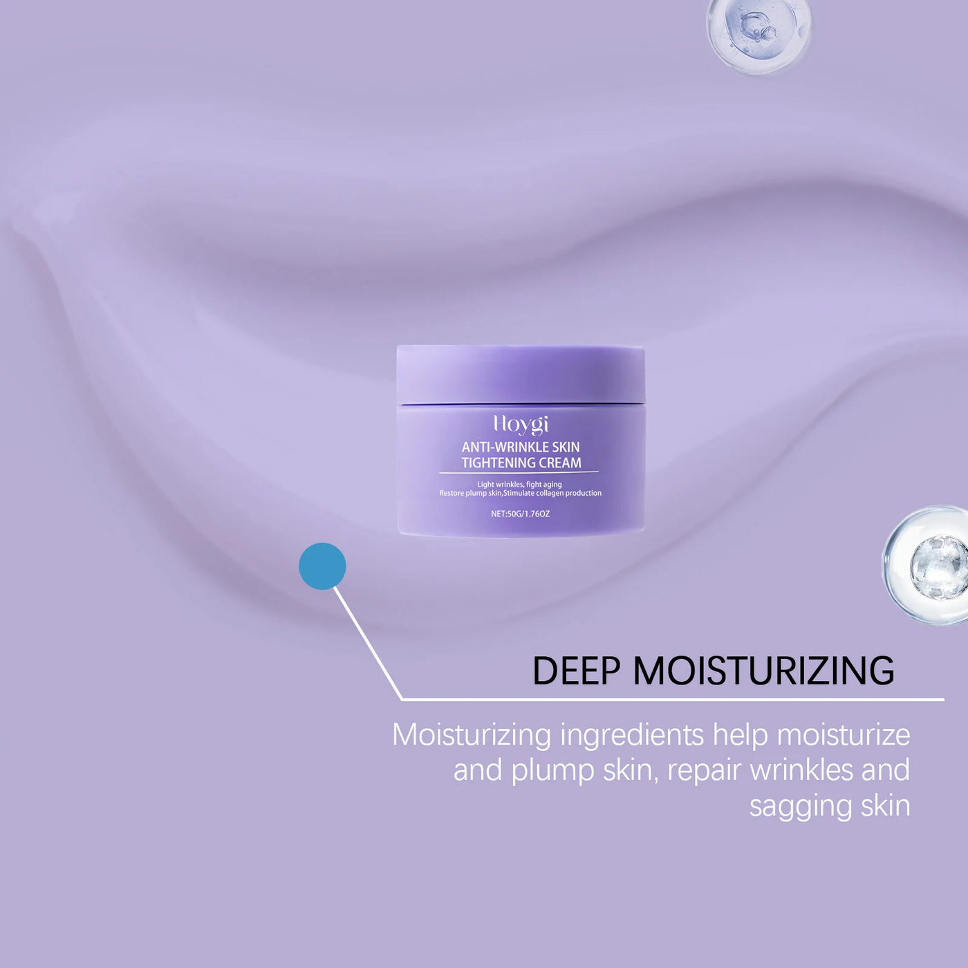 Hoygi Wrinkle Reducing Skin Overnight Toning Tightening Cream Body Firming Improve Skin Sagging and Fine Lines Natural Ingredien