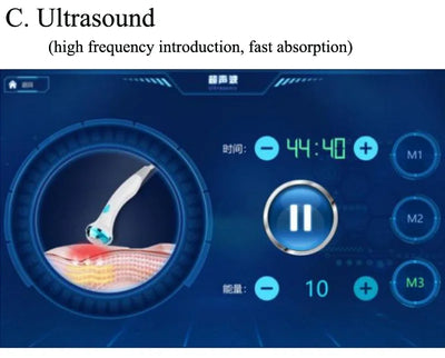 Smart Ice Blue Plus 7 in 1 Oxygen Hydro dermabrasion Bubble Machine Professional Face Hydra Machine rf Lifting ultrason machine