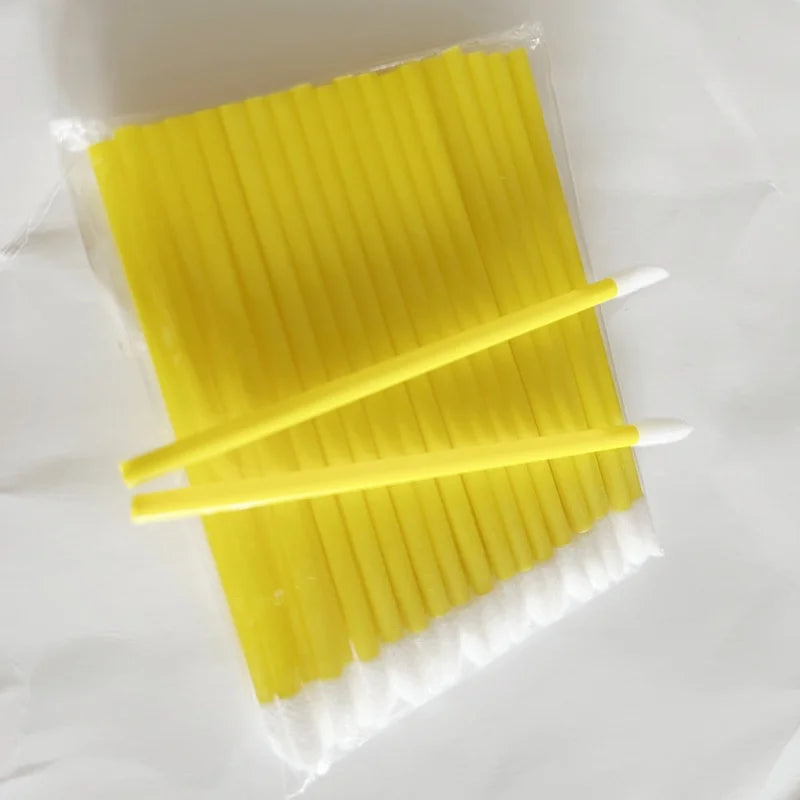 50pcs New Disposable Cosmetic Lip Brushes Lipstick Lip Glossy Wands Pen Cleaner Applicator Eyeshadow Gloss Makeup Brushes Tools