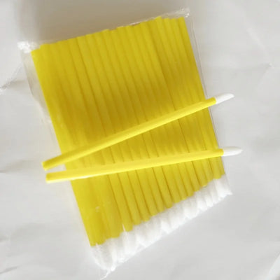 50pcs New Disposable Cosmetic Lip Brushes Lipstick Lip Glossy Wands Pen Cleaner Applicator Eyeshadow Gloss Makeup Brushes Tools