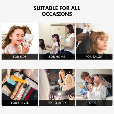 7 in 1 Hair Dryer Negative Ion Airwrap Styling Hair Curler Straightening Brush Brushless Motor Professional Hair Dryer Set