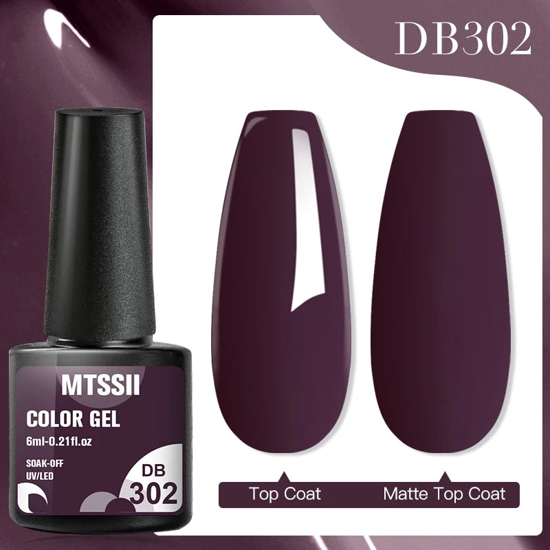 Mtssii 6ml Nail Gel Jelly Eggshell Gel Nail Polish Transparent Gel Soak Off Nail Art Gel UV LED Varnish
