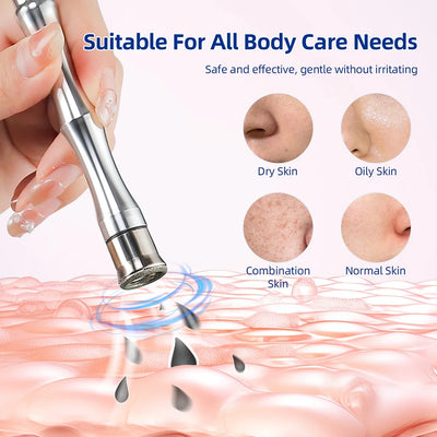 9 Tips 3 Wands Diamond Dermabrasion Accessory Tips For Facial Skin Peeling Blackhead Remover Face Care Beauty