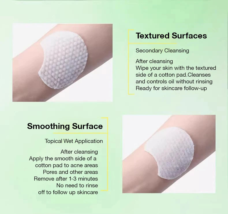 Pore Clear Exfoliation AHA+BHA Exfoliating Pads Skin Moisturizing Gentle Exfoliation Deep Cleansing Exfoliating Pads