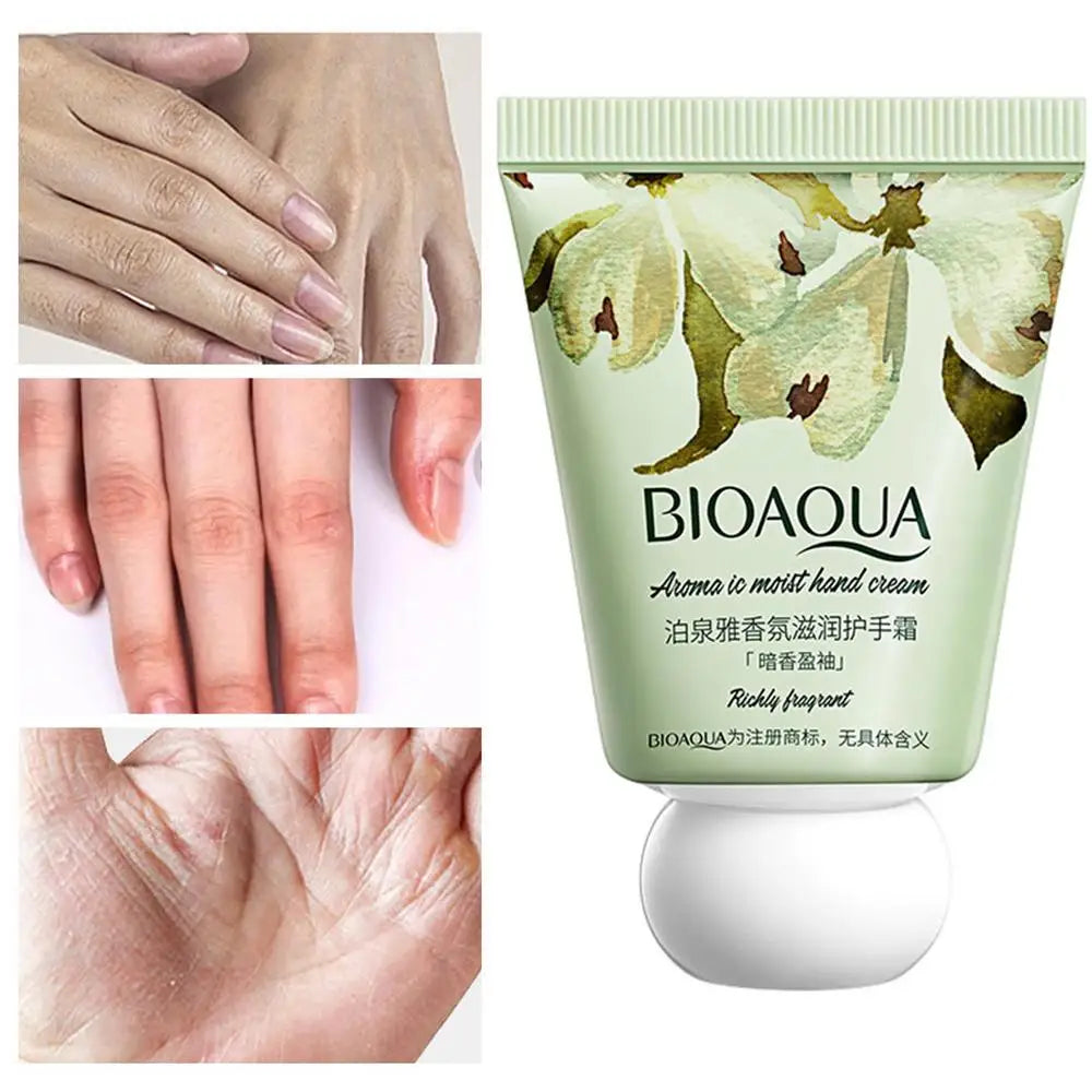 1pcs Fragrant Hand Cream For Women Moisturizing Anti-wrinkle Repair Anti Dry Hand Skincare Lotion Hands Care Christmas Gift