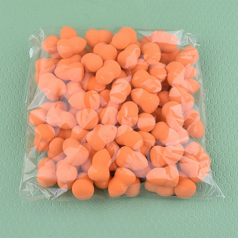 6/30/100Pcs Mini Makeup Sponge Soft Cute Face Beauty Egg Cosmetic Powder Puff for Foundation Cream Concealer Makeup Blender Tool