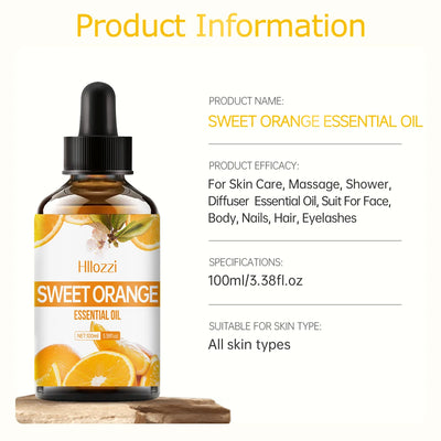 Sweet orange essential oil is used to make aromatherapy, car-mounted, long-lasting fragrance, humidifier，Multifunctional essenti