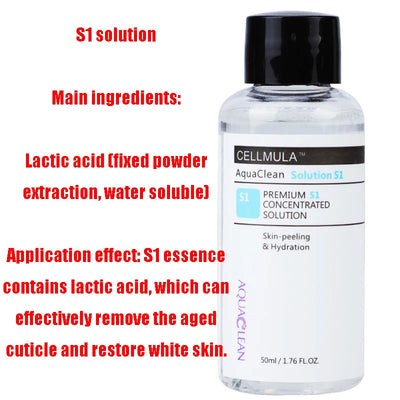 Serum Aqua Peeling Solution Skin Clear Essence Product Hydro Serum for Hydro Dermabrsssion Machine Skin Deep Cleaning 50ml=800ml