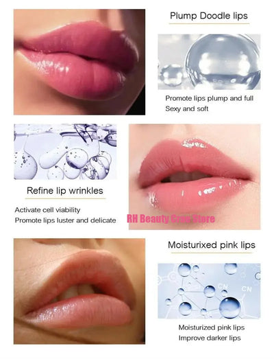 Lip Booster Plumping Serum Oil Hyaluronic Acid Moisturising Sexy Plump Enhancer Stimulant Free Remove Lip Lines Sexy Plump Lip