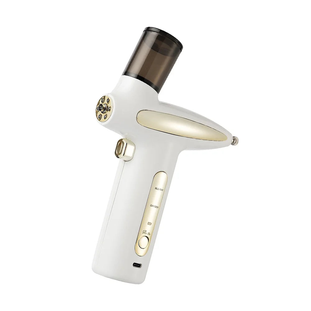 Red/Blue Photon Skin Hydrator Make Up Skin Moisturizing Nano Mist Sprayer Face Steamer Spray Airbrush Water Oxygen Injection