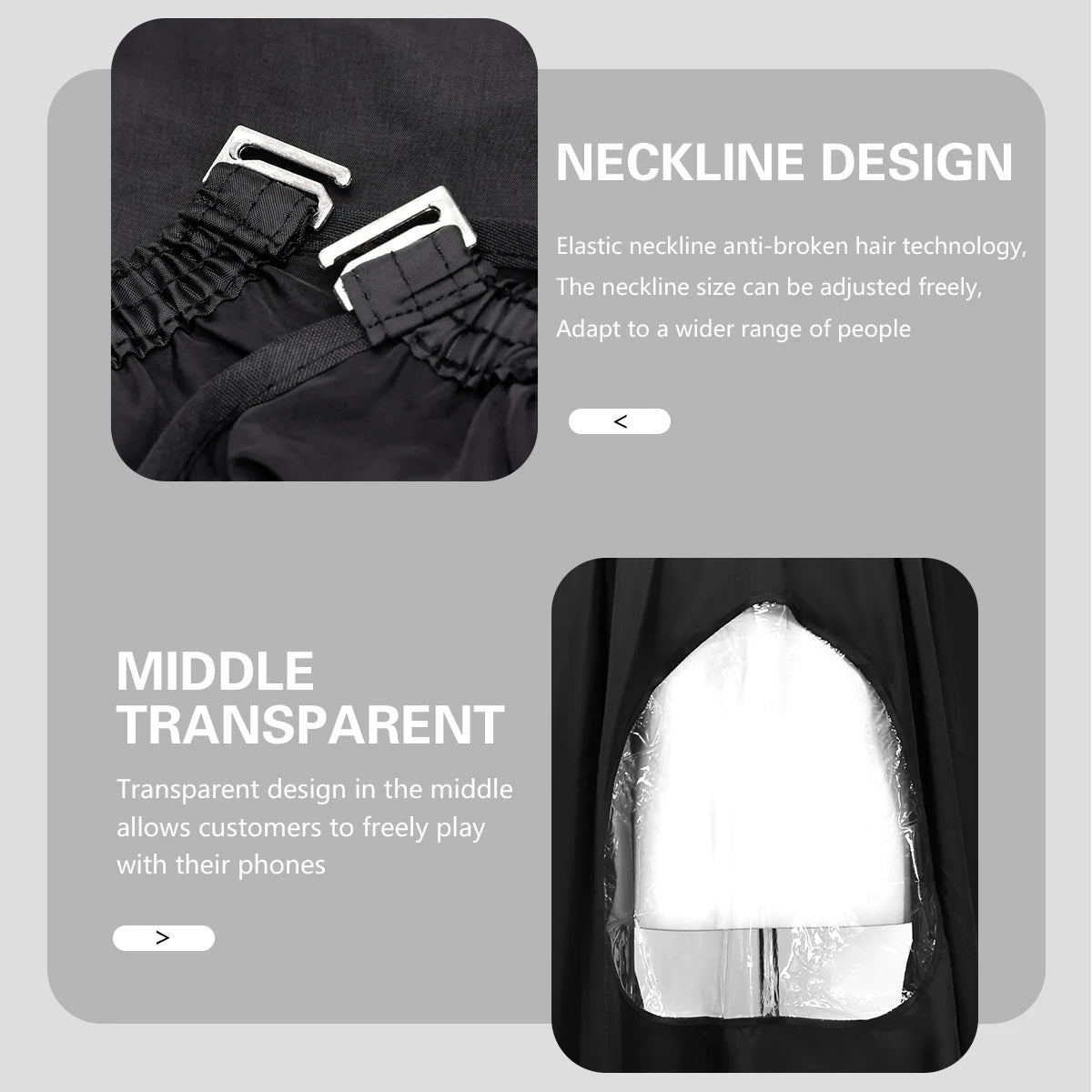 Barber Hairdresser Aprons Transparent Anti static Haircut Capes Waterproof Aprons Eagle Shawls Salon Barbershop Tools