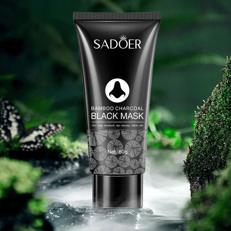 Bamboo Charcoal Nose Blackhead Remover Mask Peel Off Mask Oil-Control Deep Cleansing Shrink Pore Acne Treatment Skin Care