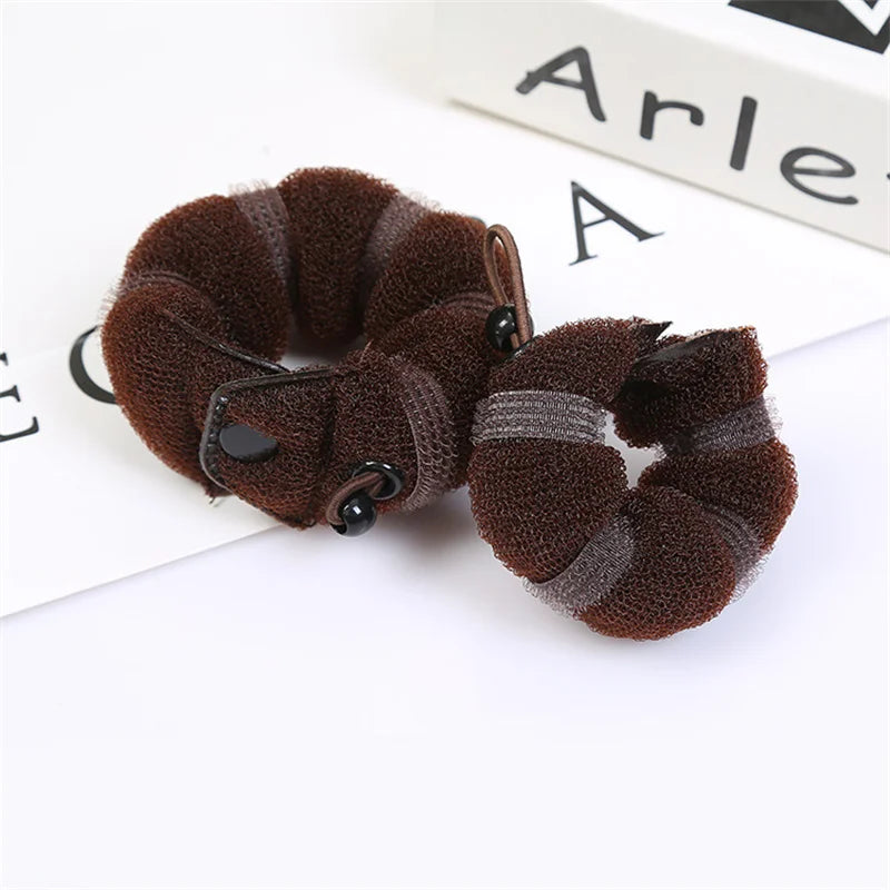 Hair Bun Maker Donut Magic Foam Sponge 3 Styles Hair Styling Braiders Tools Twist Headband Hairs Braiders Women Styling Tools