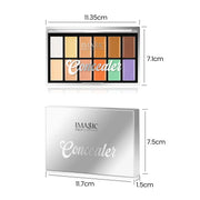 IMAGIC 12-Color Concealer Foundation Cream Covers Acne Marks Dark Circles Full Coverage Suit for All Skin Primer Makeup Cometics