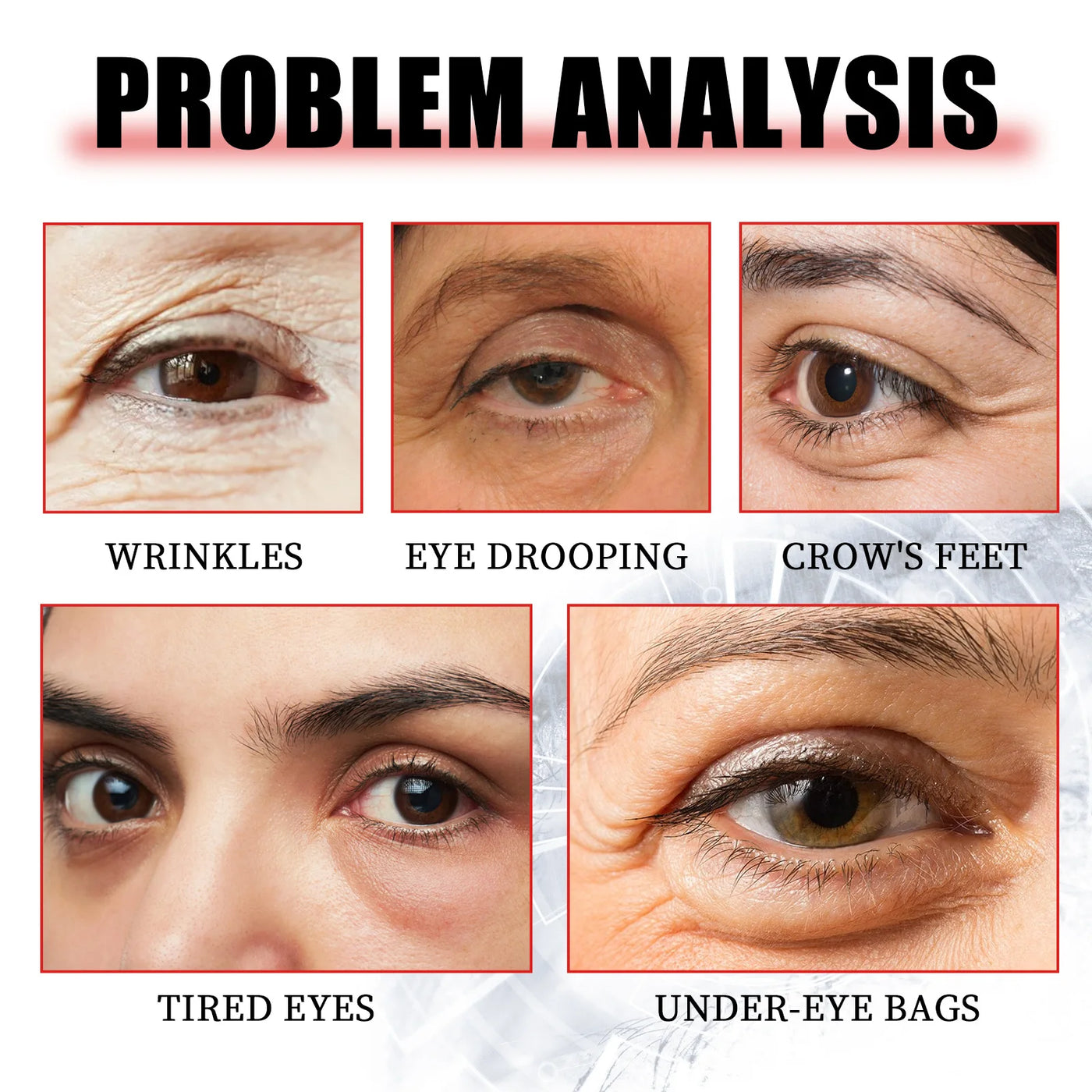 Eye Lifting Serum Anti Dark Circles Puffiness Reduce Fine Lines Wrinkle Firming Nourishing Brightening Eye Bags Remover Essence