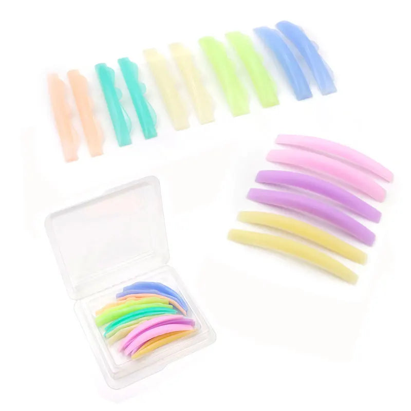 4/5/7 Pairs Silicone Eyelash Perming Pad Lash Lifting Kit Recycling 3D Eyelashes Curler Rods Shield Lashes Extension Supplies