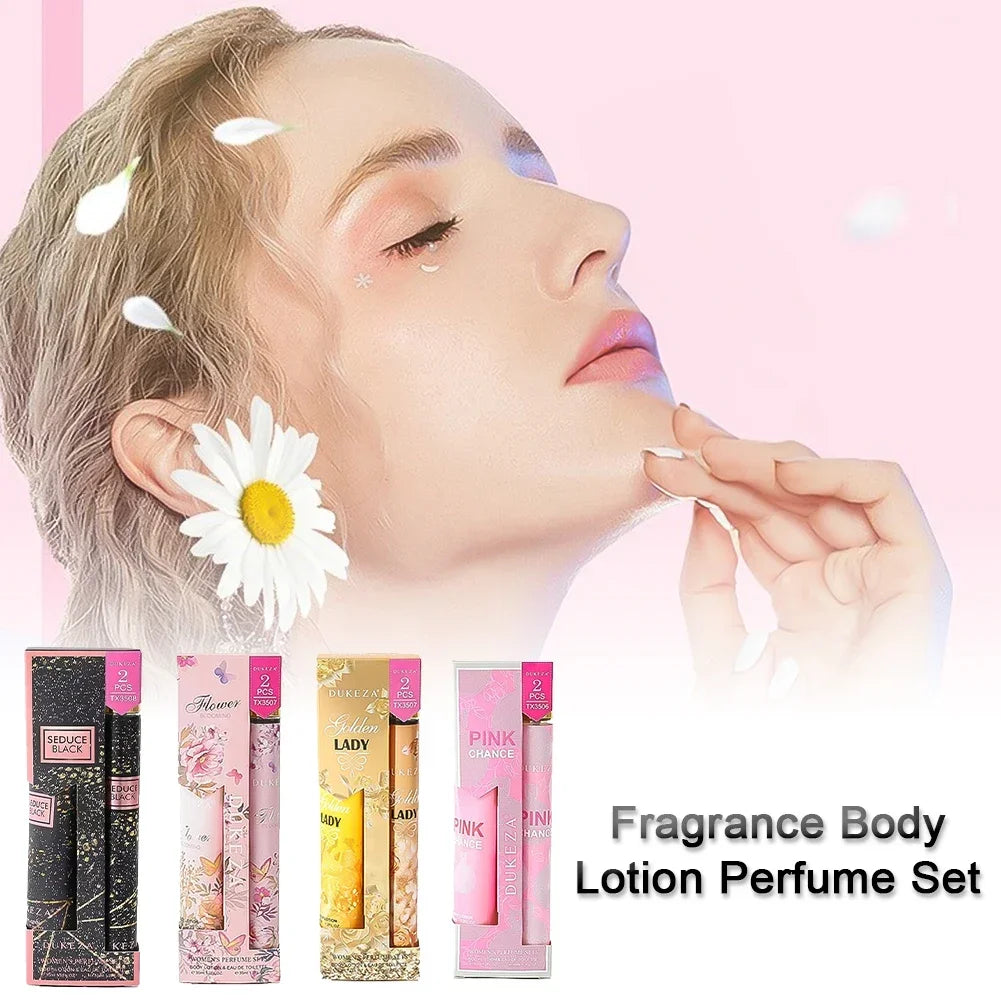Perfume Gift Set Lasting Fragrance Body Spray Body Lotion and Perfume Gift Women Fragrances