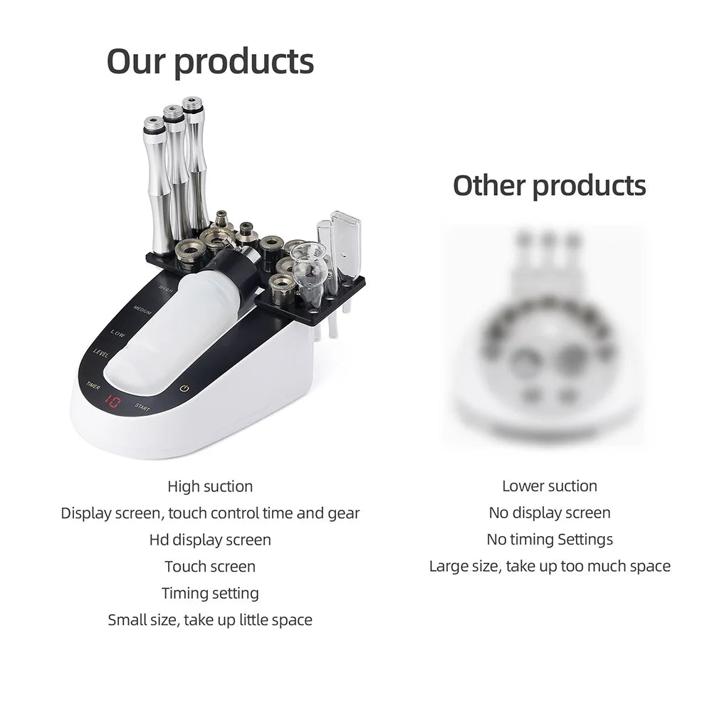 Facial Diamond Microdermabrasion Machine Water Spray Exfoliation Beauty Home Use Blackhead Exfoliation Face Peeling Pore Clean