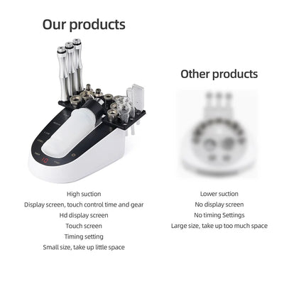 Facial Diamond Microdermabrasion Machine Water Spray Exfoliation Beauty Home Use Blackhead Exfoliation Face Peeling Pore Clean