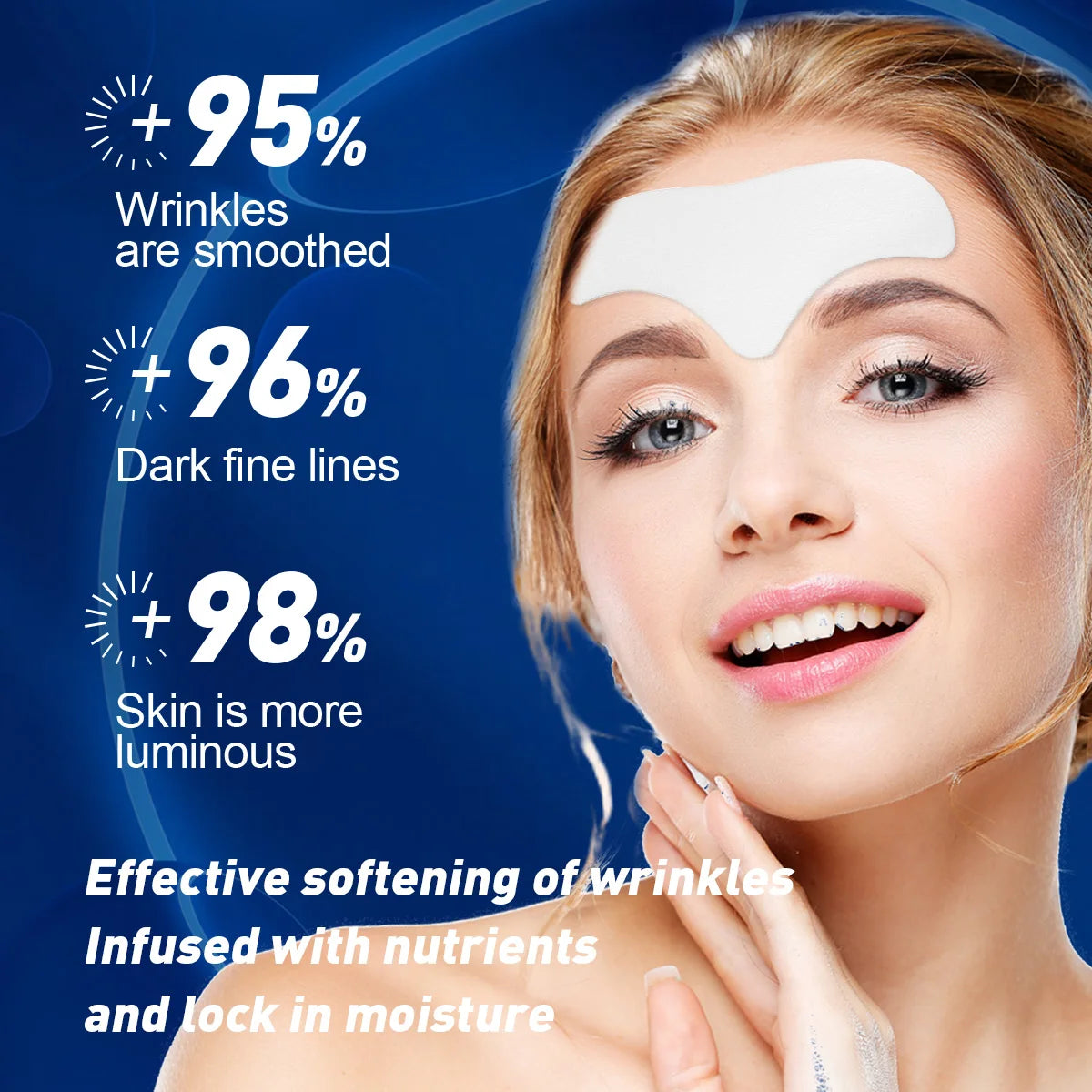 Forehead Wrinkle Patch Anti Wrinkle Fine Lines Remover Silicone Patch Firming Anti Aging Daily Moisturizing Face Tools Skin Care