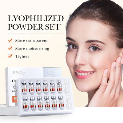 Face Serum Oligopeptide Freeze Dried Powder Nourish Tighten Skin Care Sensitive Repair Smooth Facial Essence Beauty