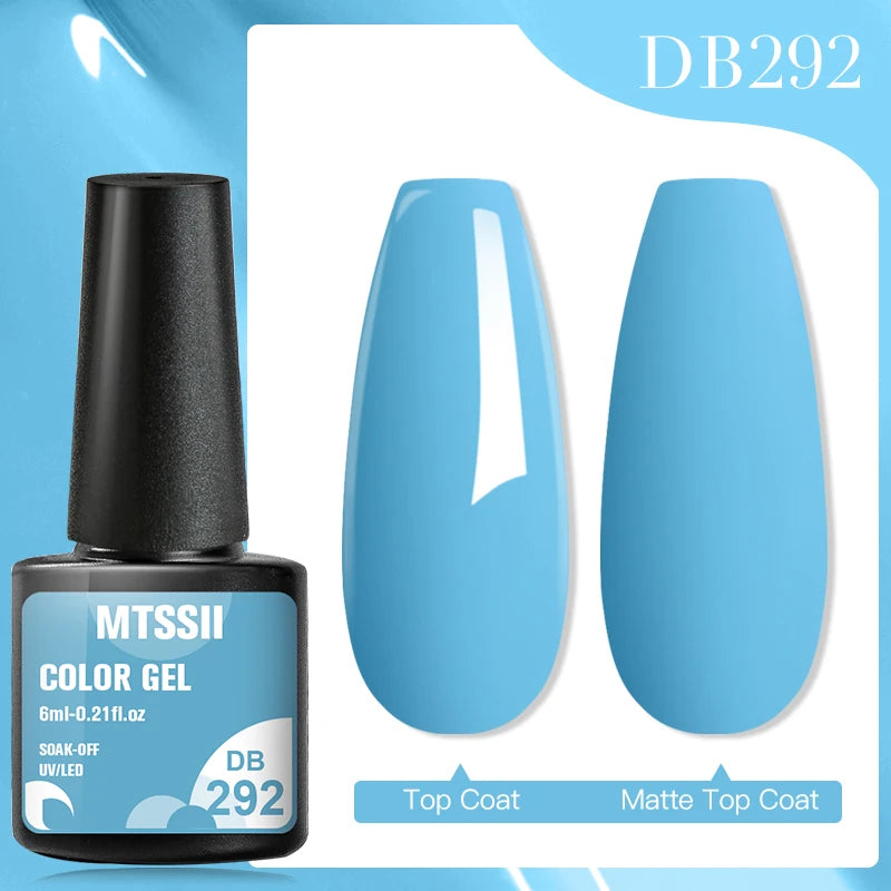 Mtssii 6ml Nail Gel Jelly Eggshell Gel Nail Polish Transparent Gel Soak Off Nail Art Gel UV LED Varnish