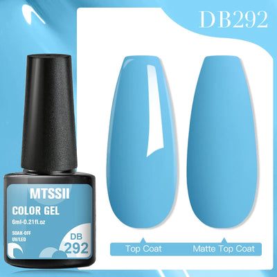 Mtssii 6ml Nail Gel Jelly Eggshell Gel Nail Polish Transparent Gel Soak Off Nail Art Gel UV LED Varnish
