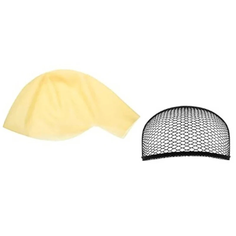 1Pc Universal 58cm Width Funny Latex Skin Fake Bald Head Unisex Fancy Movie Party Dress Skinhead Wig Cap Hat Hairpiece Accessory