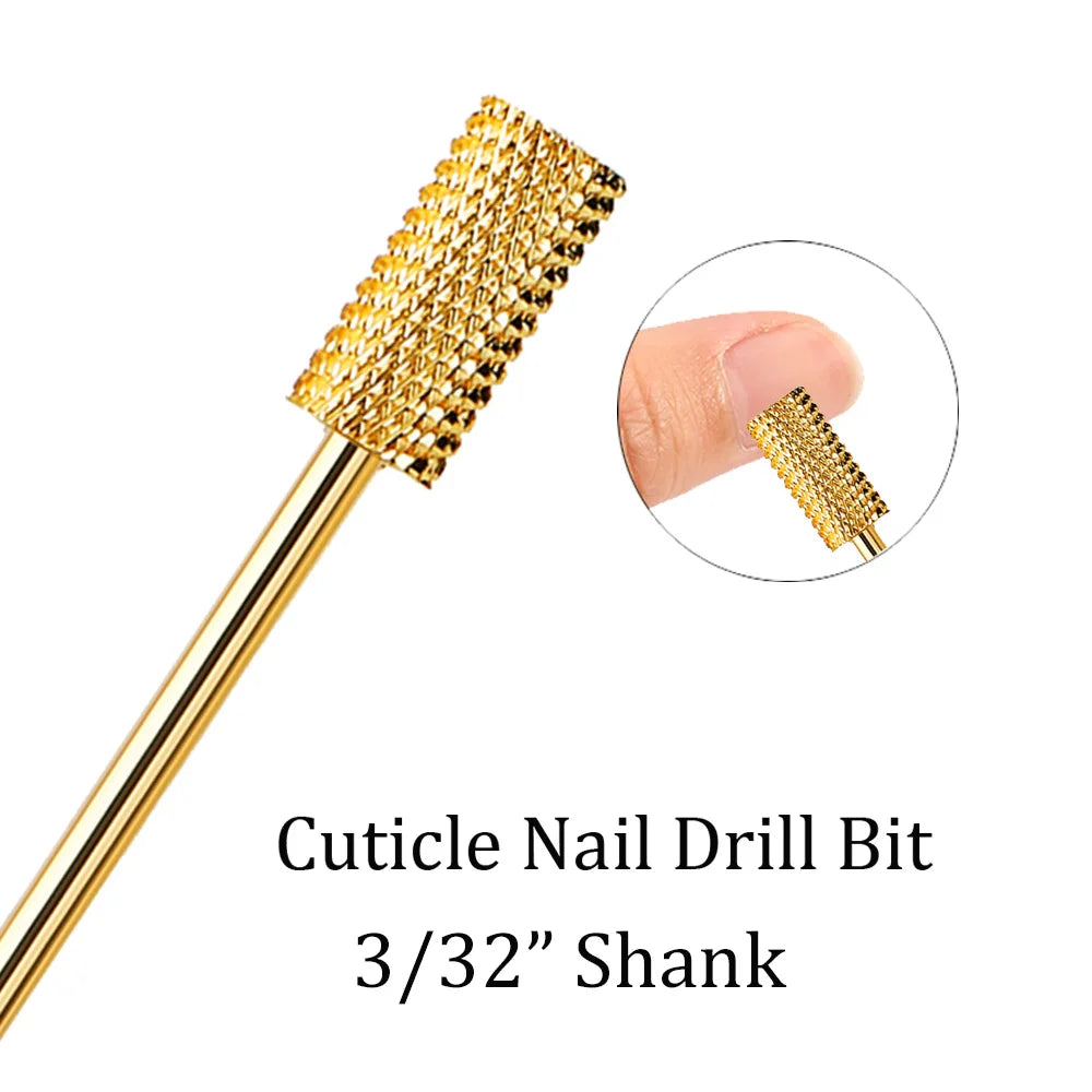 1pc Tungsten Carbide Nail Drill Bit Cutter For Manicure Machine Carbide Electric Nail Drill Milling Cutter For Nail Accessories