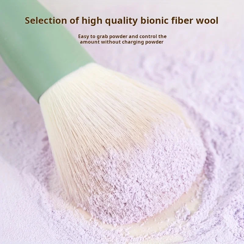 10 Mini Portable Makeup Brush Set Full Set of Eye Shadow Brushes Mini Soft Hair Makeup Travel Suit ﻿