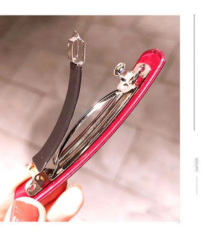 Morandi Color Spring Hair Clip Women Girls Temperament Ponytail Hairpin Korean Colorful Matte Barrettes Hair Styling Accessories