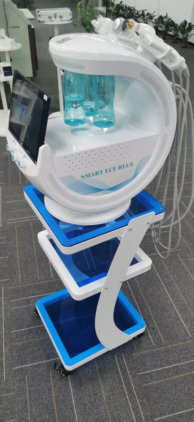 Smart Ice Blue Plus 7 in 1 Oxygen Hydro dermabrasion Bubble Machine Professional Face Hydra Machine rf Lifting ultrason machine