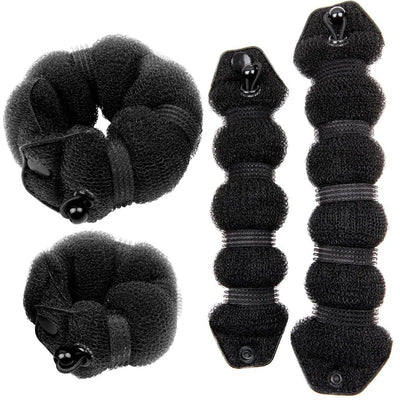 Hair Bun Maker Donut Magic Foam Sponge 3 Styles Hair Styling Braiders Tools Twist Headband Hairs Braiders Women Styling Tools