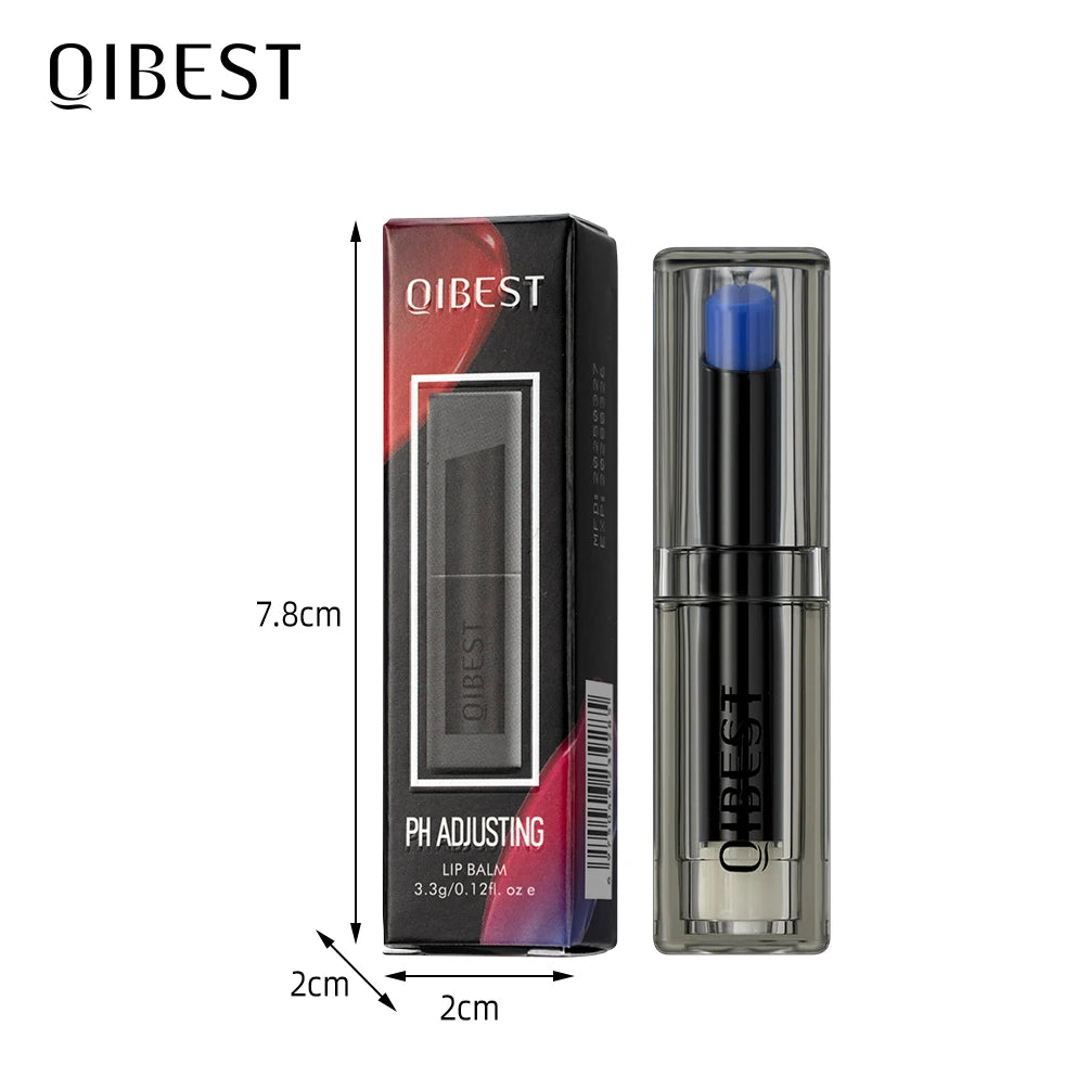 QIBEST Magic Color Changing Lip Stick Moisturizing Long Lasting PH Change Shift Colors Lip Balm Nourish Lip Stain Tint Makeup